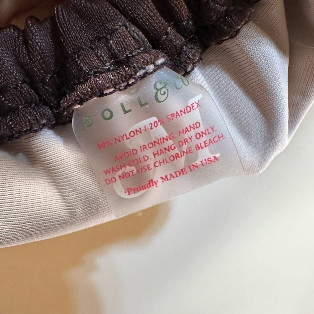 Doll Co Triangle Top Original Basic Brown Top Only - image 2